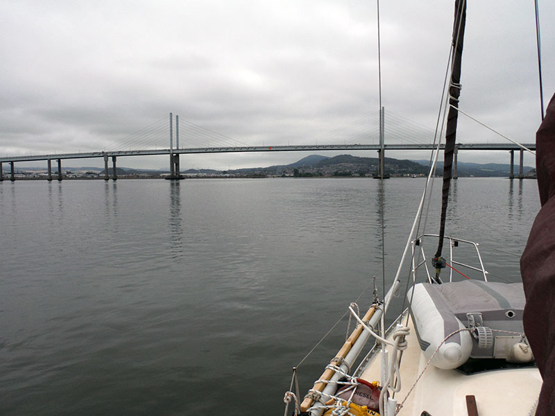 Toucan approaching Kessock bridge, Inverness