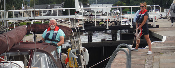 Sailing the East Coast of Scotland to the West Coast of Scotland through the Caledonian Canal