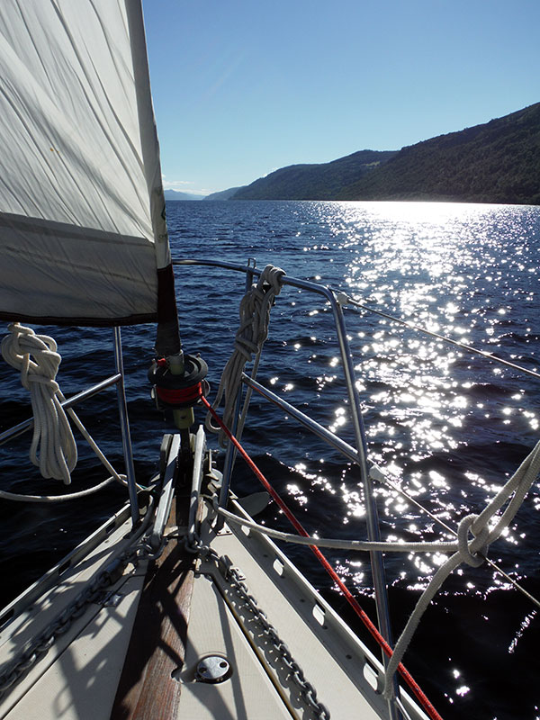 Sailing on Loch Ness