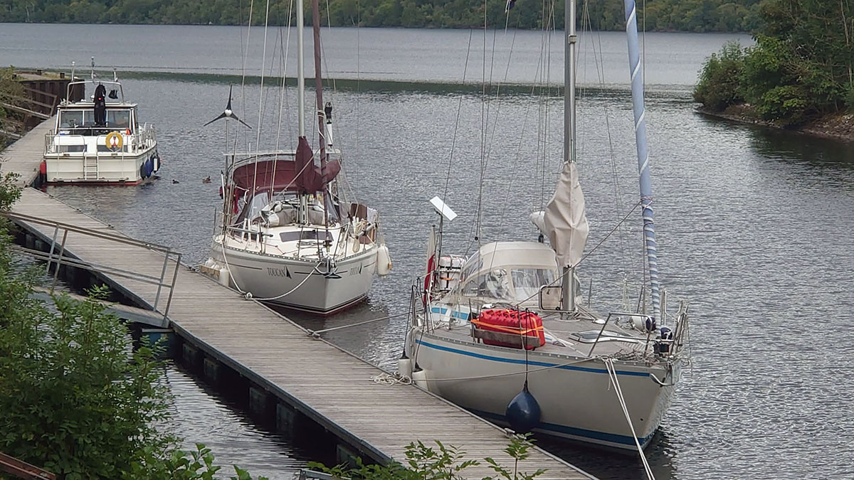 Toucan Docked at Fort Augustus for the night